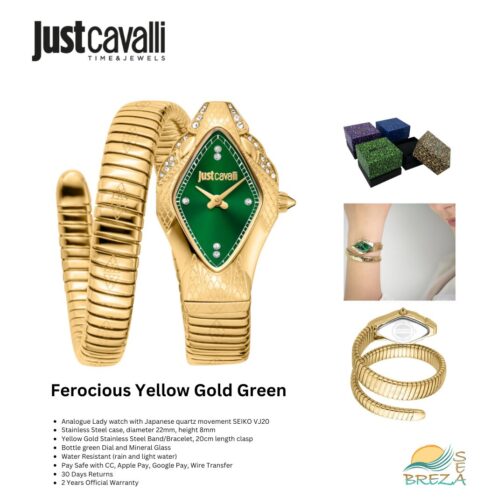 Just Cavalli Signature Snake Watch