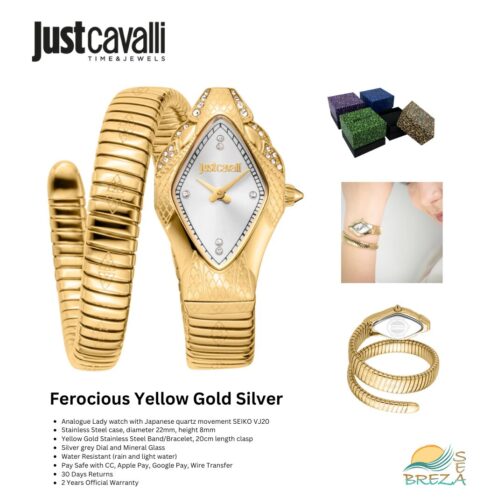 Just Cavalli Signature Snake Watch