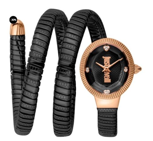 Just Cavalli Signature Snake Watch - Image 3