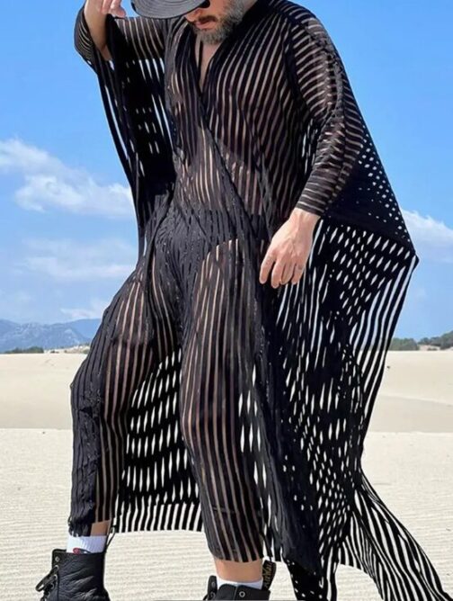 Bohemian V-Neck Half Sleeve Fashion Cape - Image 2