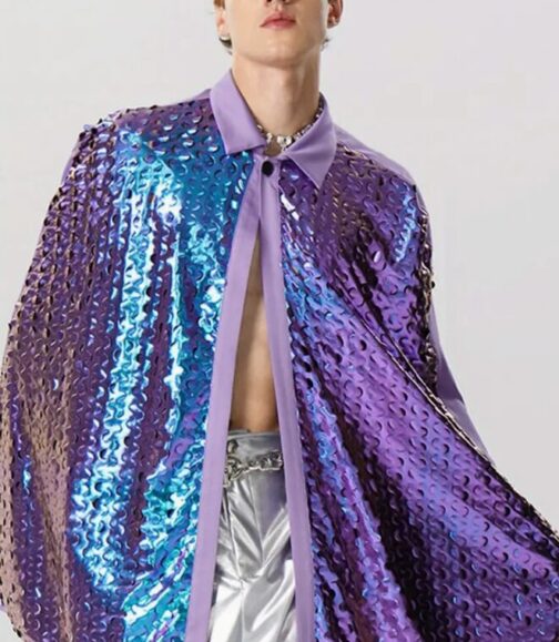 Sequin Decorative Cloak - Image 2