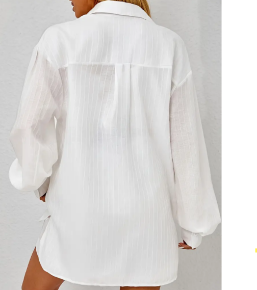 Front Long Sleeve Shirt & Pocket Shorts Outfit - Image 4