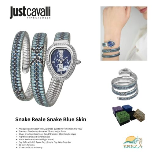 Just Cavalli Signature Snake Watch